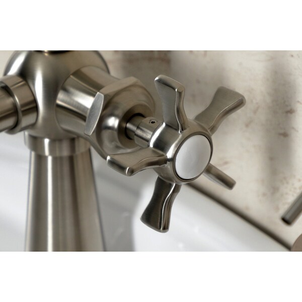SingleHandle Bathroom Faucet With Push PopUp, Brushed Nickel